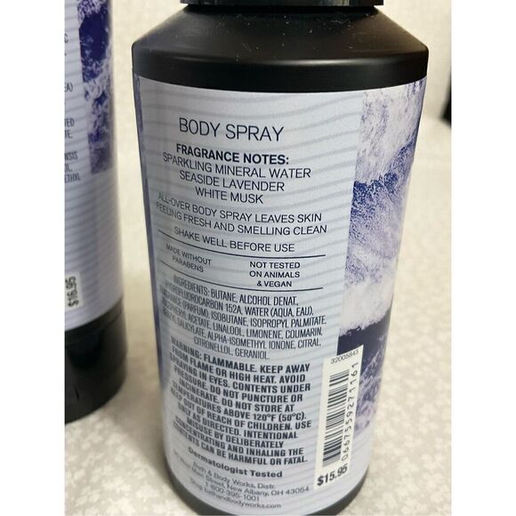 Bath and Body Works Men’s COASTAL CLIFF 3 Piece Set - Picture 4 of 5